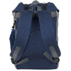 Рюкзак молодежный Paso 17-190N 22L Серый с синим