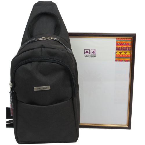 Рюкзак однолямочный на одно плечо Wallaby 112  8 л  Темно-серый