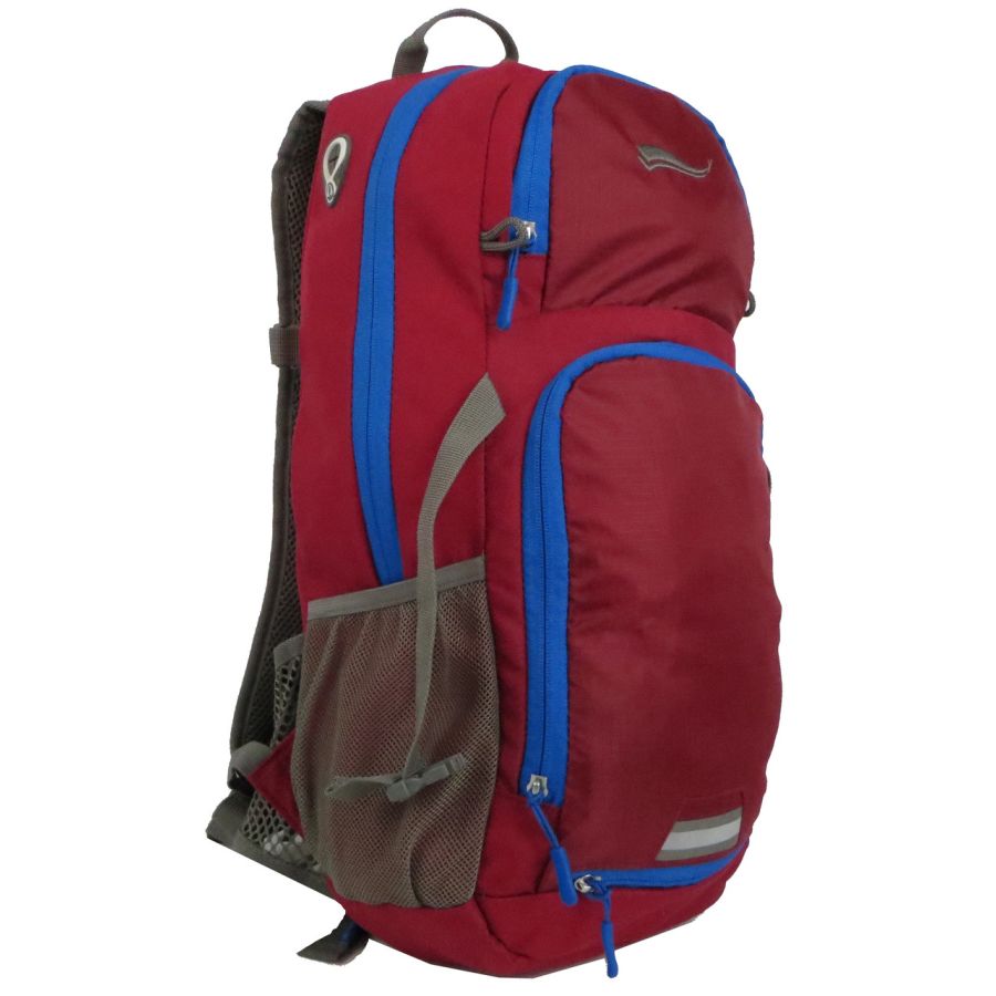 Велорюкзак с дождевиком и сеткой для шлема Crivit  IAN353812 15L Бордовый