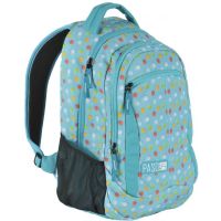Городской рюкзак PASO 17-2808UB 22L Голубой в горошек 