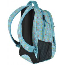 Городской рюкзак PASO 17-2808UB 22L Голубой в горошек 