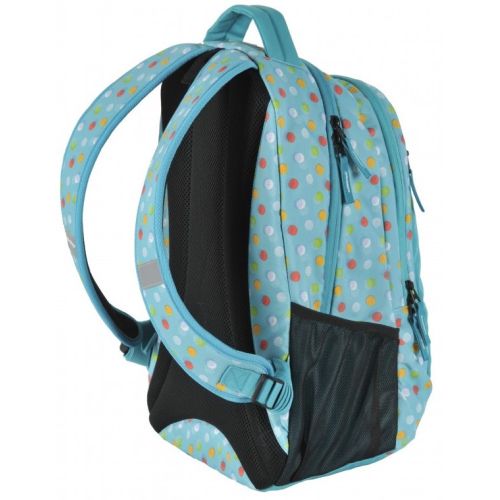 Городской рюкзак PASO 17-2808UB 22L Голубой в горошек