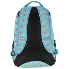 Городской рюкзак PASO 17-2808UB 22L Голубой в горошек 