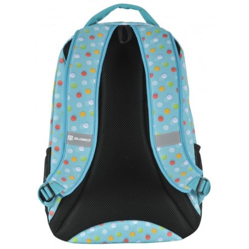 Городской рюкзак PASO 17-2808UB 22L Голубой в горошек