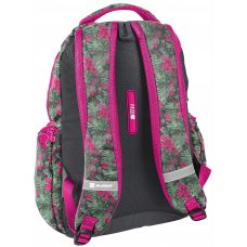 Яркий женский рюкзак для города Paso BAH-2908 22L Серо-розовый 