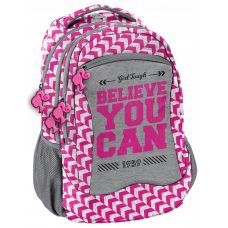 Женский молодежный рюкзак Paso Barbie BAF-2808 25L Разноцветный 
