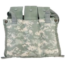 Подсумок тактический для трех магазинов М16, M4 Molle II Bandoleer Ammunition Pouch пиксель
