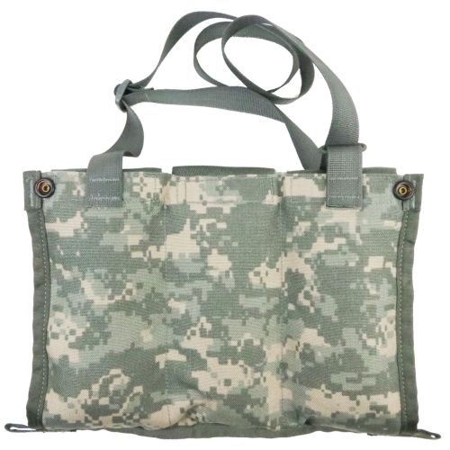 Подсумок тактический для трех магазинов М16, M4 Molle II Bandoleer Ammunition Pouch пиксель
