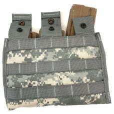 Подсумок тактический для трех магазинов М4, М16, AR15 Three Mag Pouch Пиксель