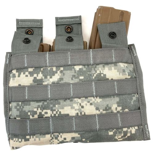 Подсумок тактический для трех магазинов М4, М16, AR15 Three Mag Pouch Пиксель