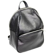 Кожаный женский рюкзак Borsacomoda черный 9 л