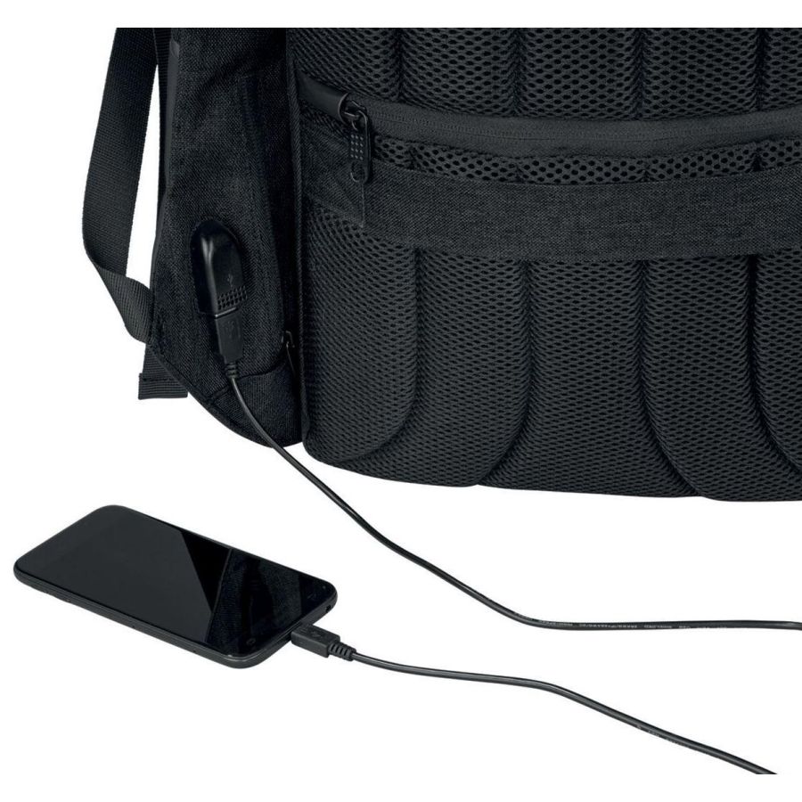 Рюкзак антивор с Rfid Topmove IAN352250 12L Серый с голубым