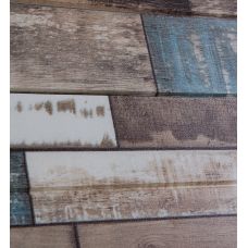 Самоклеющаяся декоративная 3D панель синее дерево 700х700х5мм