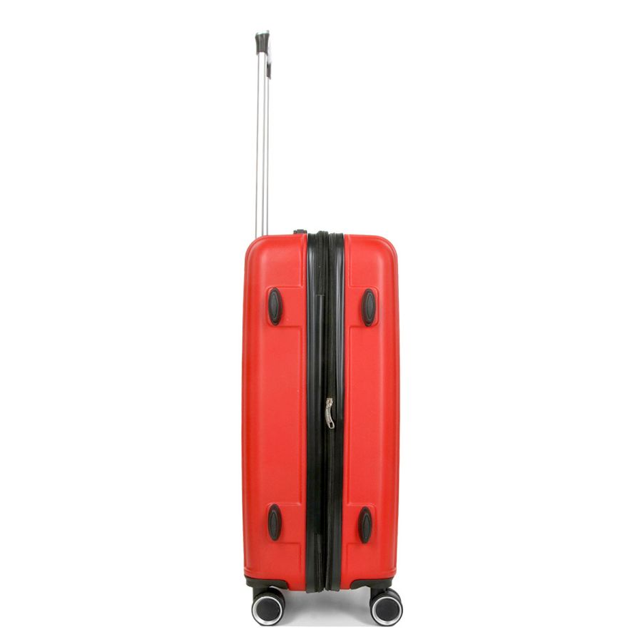 Чемодан поликарбонат Средний (M) Airtex 623 70л 66x42x26см Красный (Red)