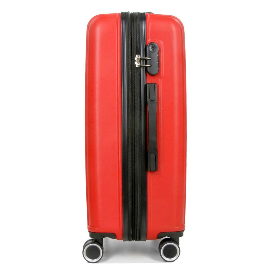 Чемодан поликарбонат Средний (M) Airtex 623 70л 66x42x26см Красный (Red)
