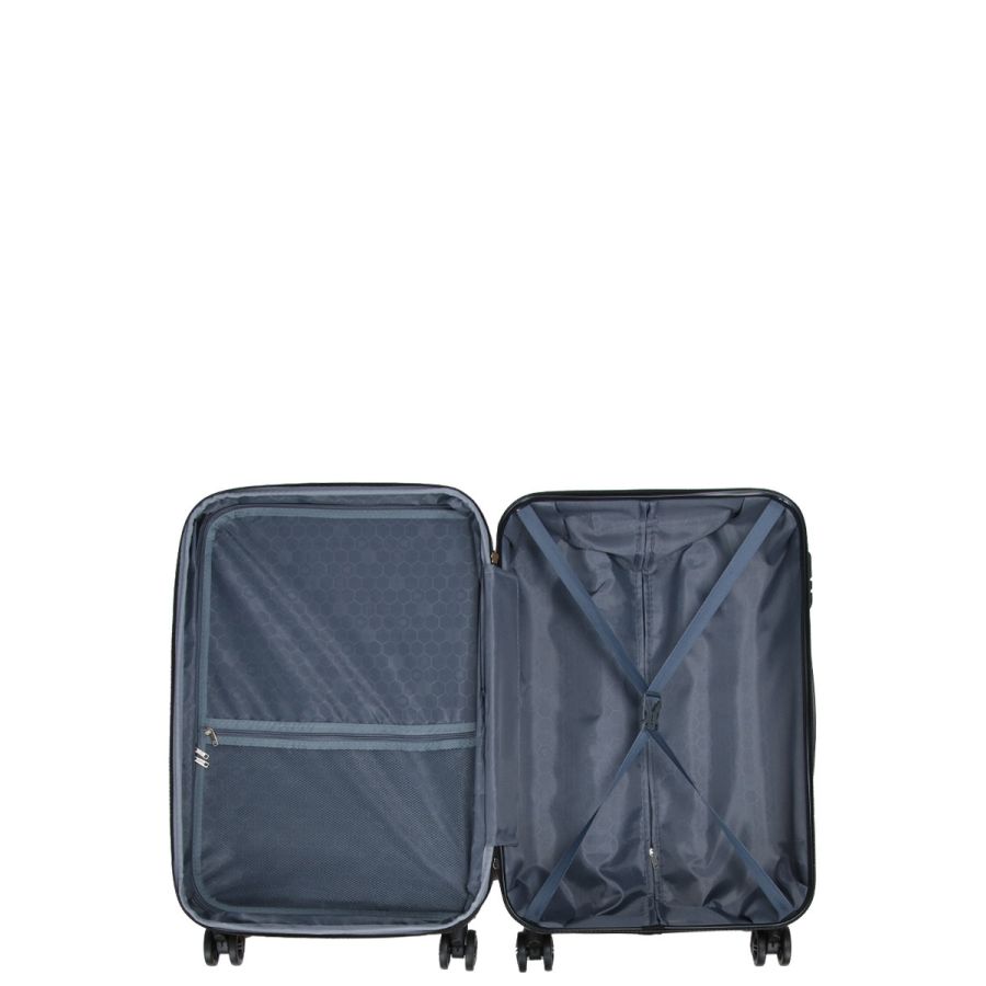 Чемодан поликарбонат Средний (M) Airtex 623 70л 66x42x26см Красный (Red)