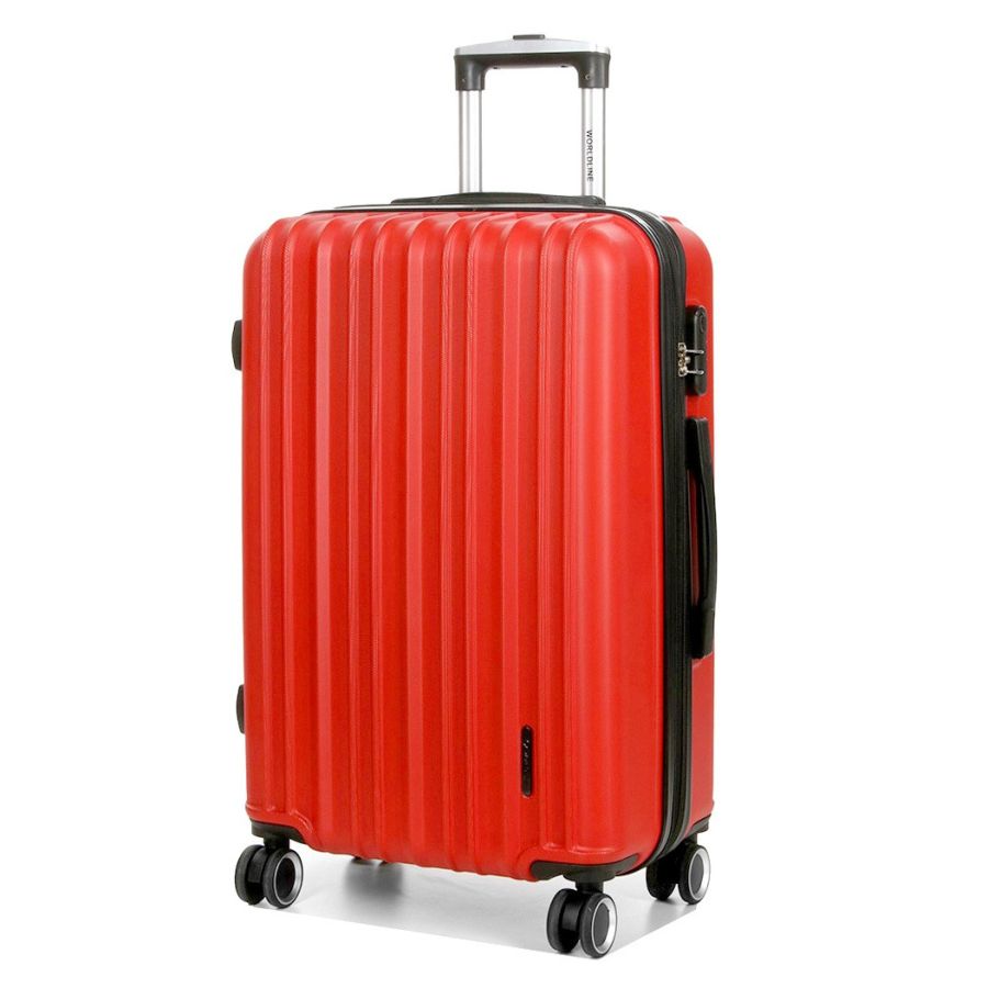 Чемодан поликарбонат Средний (M) Airtex 623 70л 66x42x26см Красный (Red)