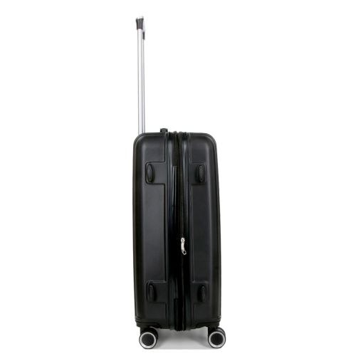 Чемодан поликарбонат Средний (M) Airtex 623 70л 66x42x26см Черный (Black)