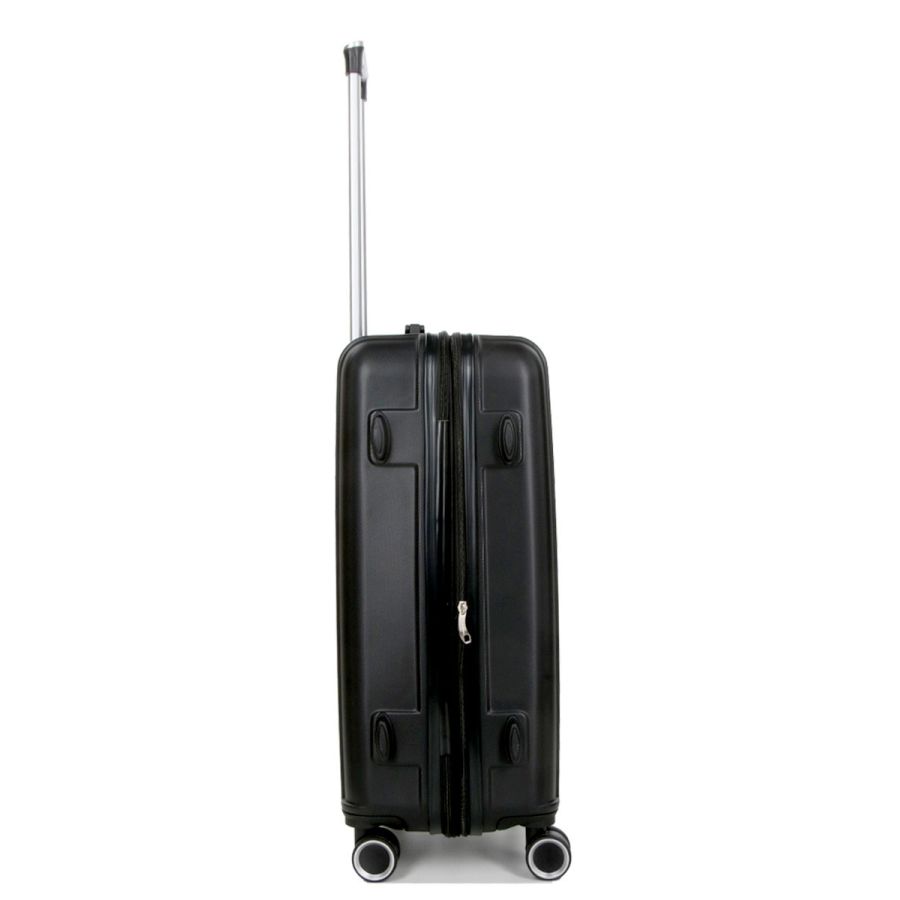 Чемодан поликарбонат Средний (M) Airtex 623 70л 66x42x26см Черный (Black)