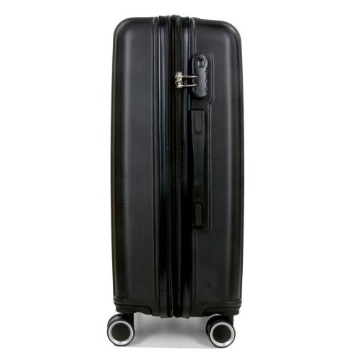 Чемодан поликарбонат Средний (M) Airtex 623 70л 66x42x26см Черный (Black)