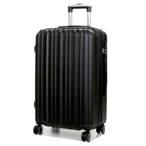 Чемодан поликарбонат Средний (M) Airtex 623 70л 66x42x26см Черный (Black)