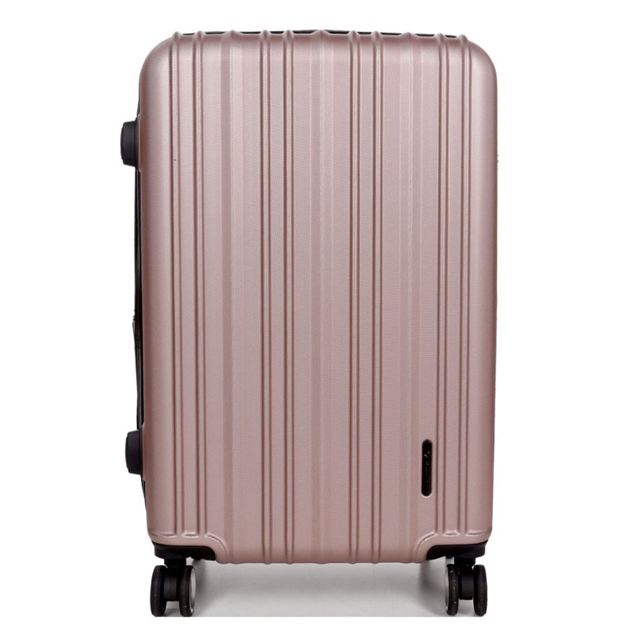 Чемодан поликарбонат Средний (M) Airtex 623 70л 66x42x26см Розовое золото (Rose gold)
