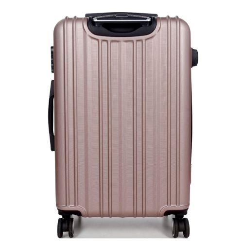 Чемодан поликарбонат Средний (M) Airtex 623 70л 66x42x26см Розовое золото (Rose gold)