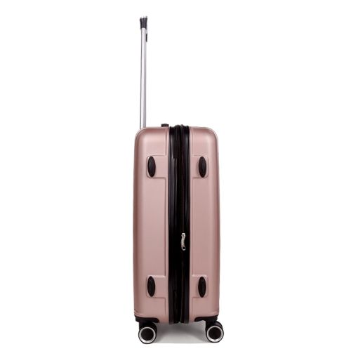 Чемодан поликарбонат Средний (M) Airtex 623 70л 66x42x26см Розовое золото (Rose gold)