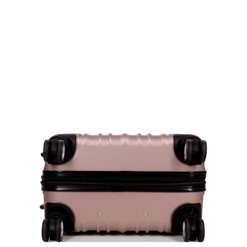 Чемодан поликарбонат Средний (M) Airtex 623 70л 66x42x26см Розовое золото (Rose gold)
