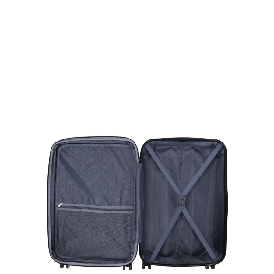 Чемодан поликарбонат Средний (M) Airtex 623 70л 66x42x26см Розовое золото (Rose gold)