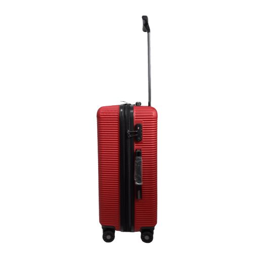 Чемодан дорожный Средний (M) Поликарбонат Airtex 968 70л 65х42х28см Красный (Red)