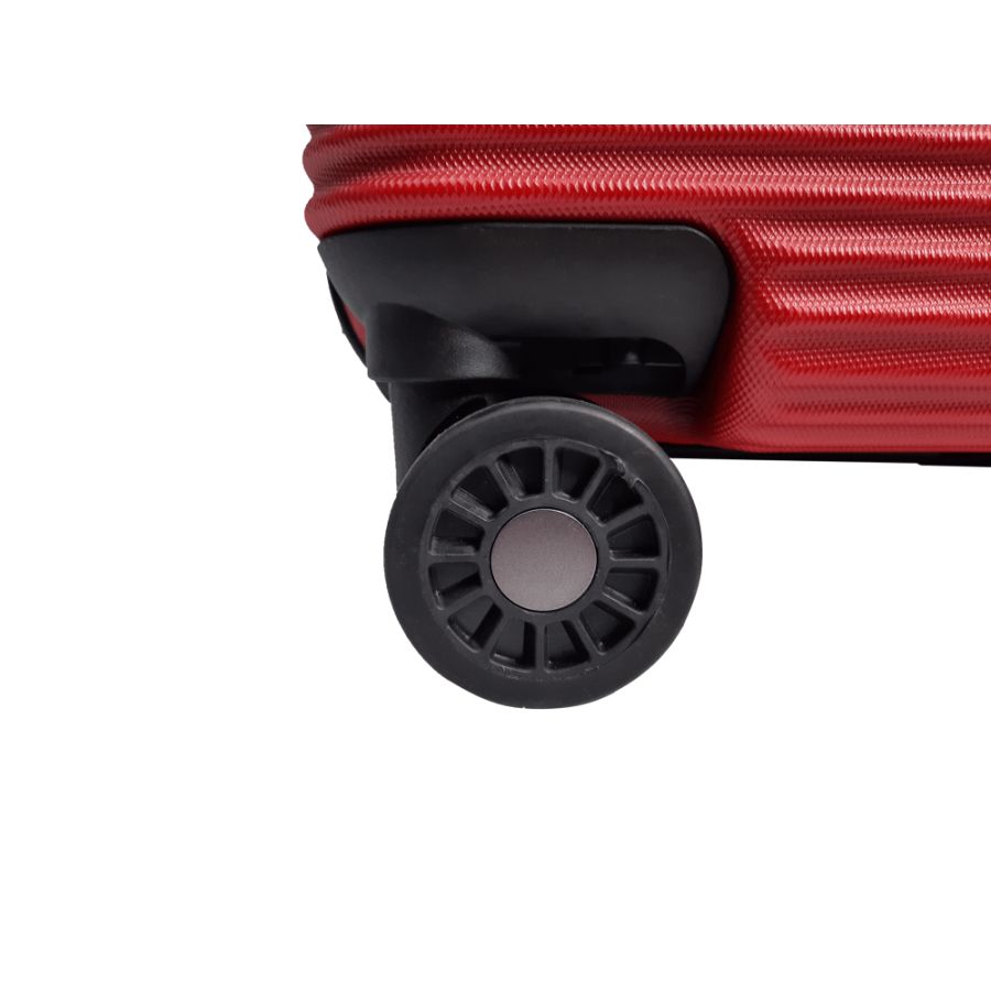 Чемодан дорожный Средний (M) Поликарбонат Airtex 968 70л 65х42х28см Красный (Red)