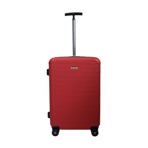 Чемодан дорожный Средний (M) Поликарбонат Airtex 968 70л 65х42х28см Красный (Red)