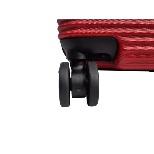 Чемодан дорожный Средний (M) Поликарбонат Airtex 968 70л 65х42х28см Красный (Red)