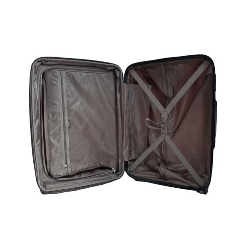 Чемодан дорожный Средний (M) Поликарбонат Airtex 968 70л 65х42х28см Красный (Red)