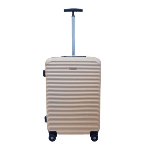 Чемодан дорожный Средний (M) Поликарбонат Airtex 968 70л 65х42х28см Шампань