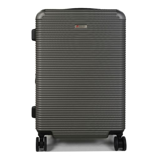 Чемодан дорожный Средний (M) Поликарбонат Airtex 968 70л 65х42х28см Темно-серый (Dark grey)