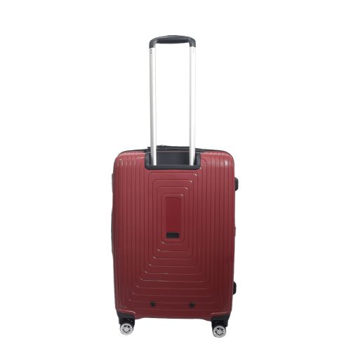 Чемодан дорожный Средний (М) Полипропилен Airtex 241 70л 65x46x26см Красный (Red)