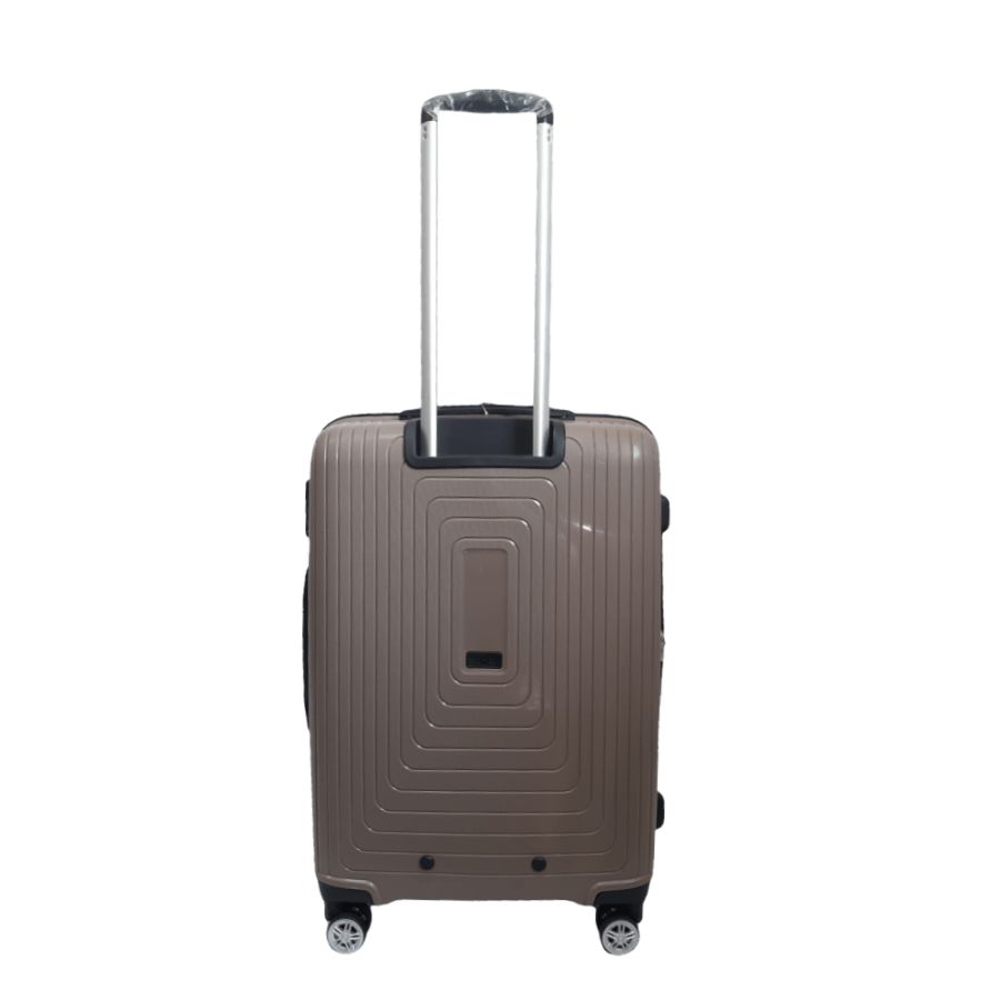 Чемодан дорожный Средний (М) Полипропилен Airtex 241 70л 65x46x26см Коричневый (Brown)