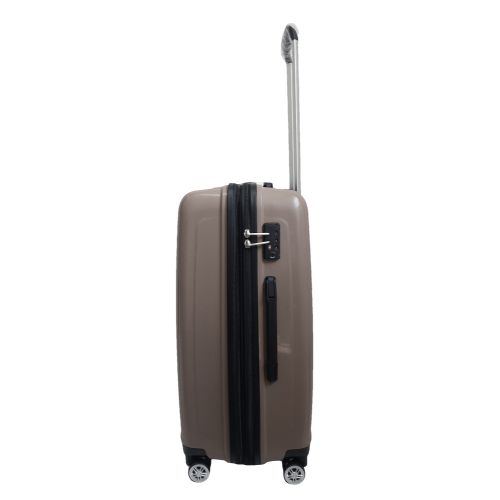 Чемодан дорожный Средний (М) Полипропилен Airtex 241 70л 65x46x26см Коричневый (Brown)