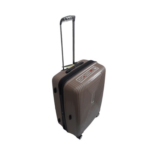 Чемодан дорожный Средний (М) Полипропилен Airtex 241 70л 65x46x26см Коричневый (Brown)