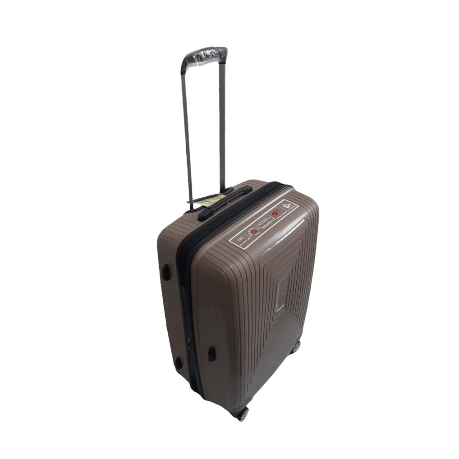 Чемодан дорожный Средний (М) Полипропилен Airtex 241 70л 65x46x26см Коричневый (Brown)