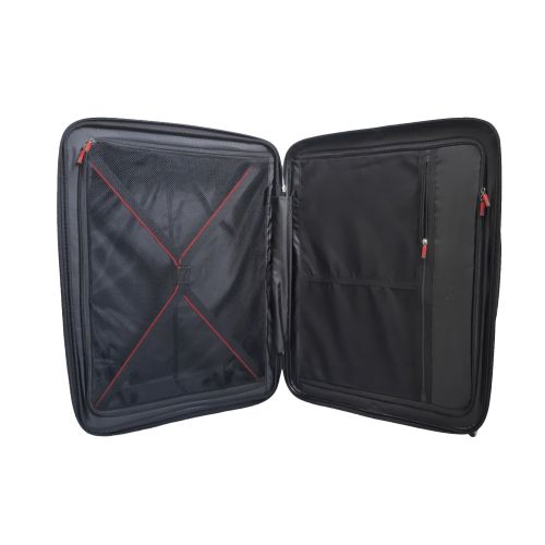 Чемодан дорожный Средний (М) Полипропилен Airtex 241 70л 65x46x26см Коричневый (Brown)