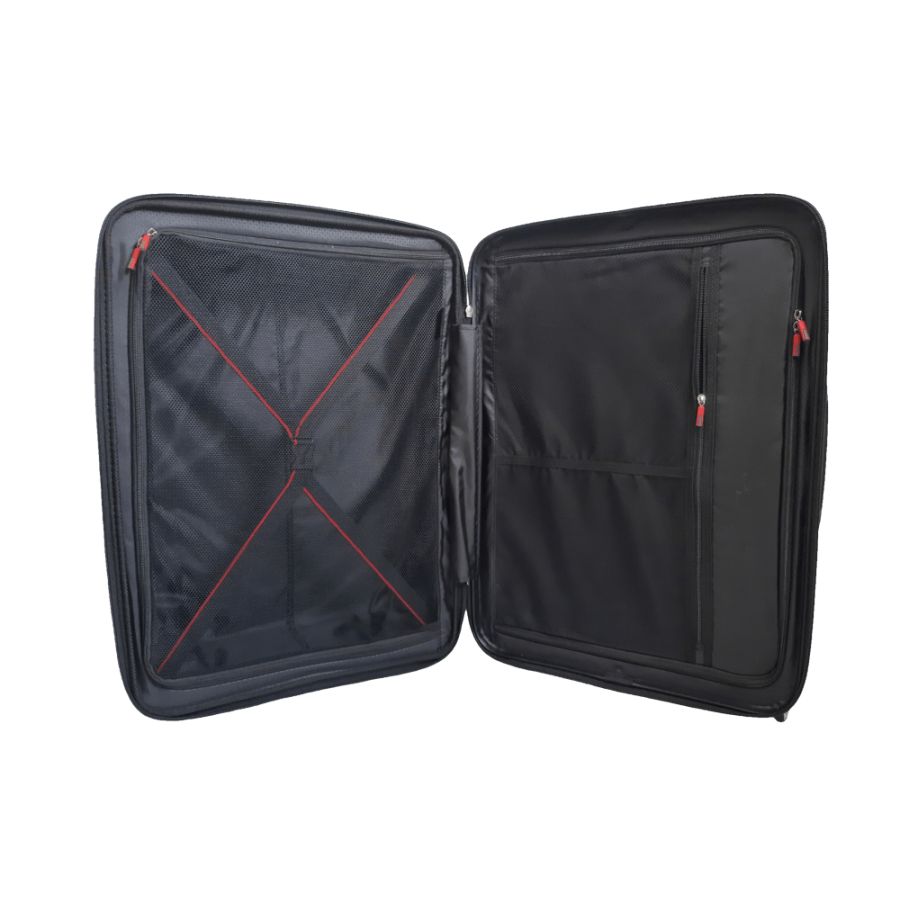 Чемодан дорожный Средний (М) Полипропилен Airtex 241 70л 65x46x26см Коричневый (Brown)