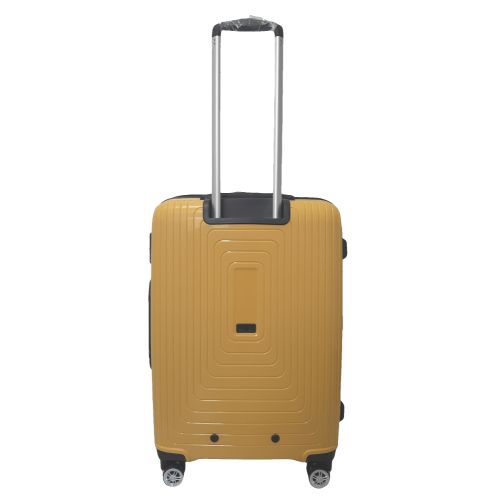 Чемодан дорожный Средний (М) Полипропилен Airtex 241 70л 65x46x26см Желтый (Yellow)