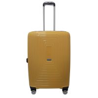 Чемодан дорожный Средний (М) Полипропилен Airteх 241 70л 65х46х26см Желтый (Yellow)