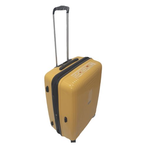 Чемодан дорожный Средний (М) Полипропилен Airtex 241 70л 65x46x26см Желтый (Yellow)