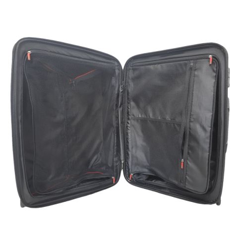 Чемодан дорожный Средний (М) Полипропилен Airtex 241 70л 65x46x26см Желтый (Yellow)