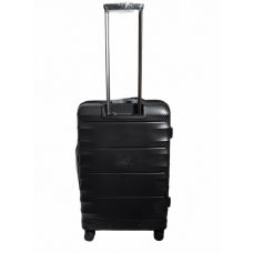 Чемодан дорожный Средний (М) Полипропилен Airteх 242 75л 65,5х46х27,5см Черный (Black)