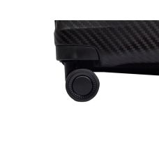 Чемодан дорожный Средний (М) Полипропилен Airteх 242 75л 65,5х46х27,5см Черный (Black)